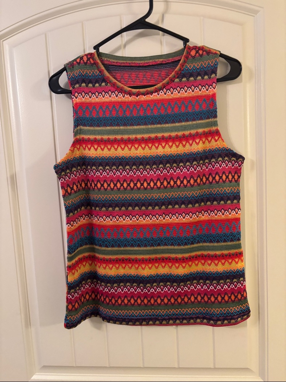 SHEIN Multicolor Striped Knit Tank Top
